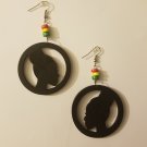 'Woman with Bun' Earrings