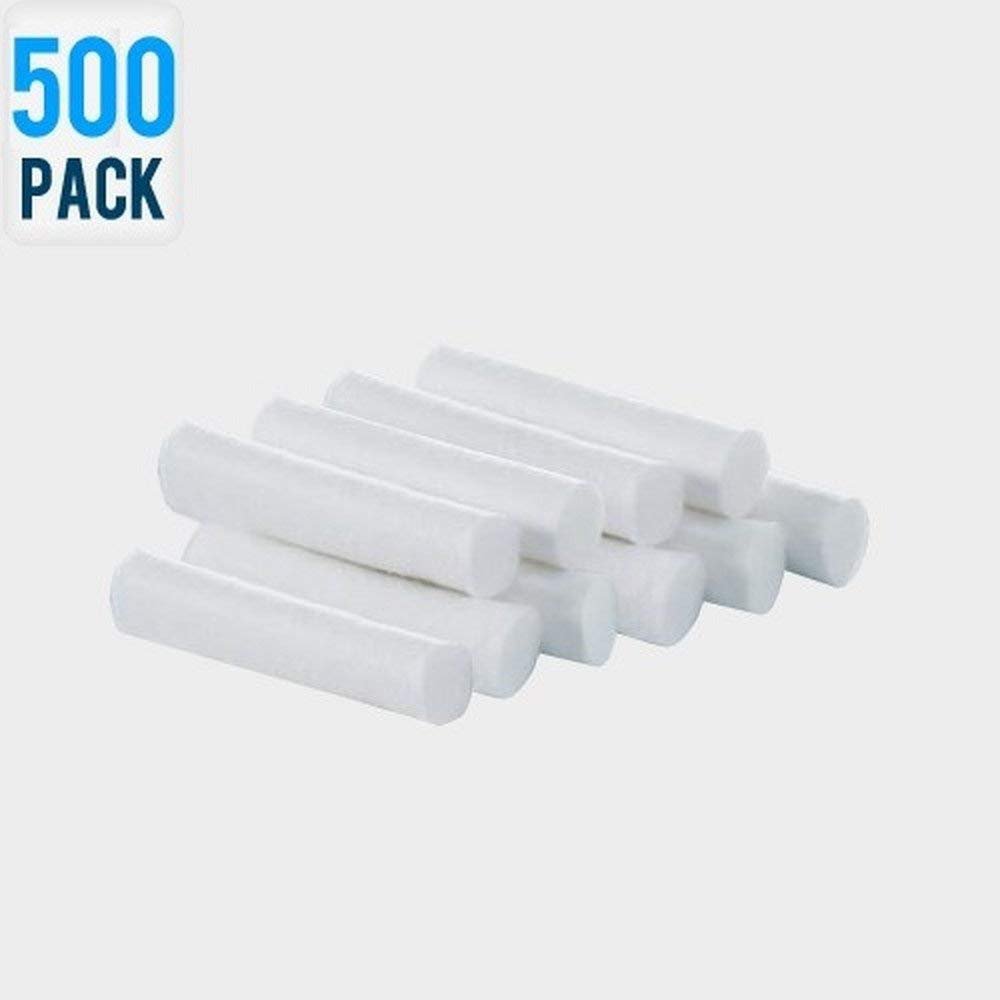Dental Cotton Rolls Sterile Dentist Cotton (500 Pieces Vacuum Packed)
