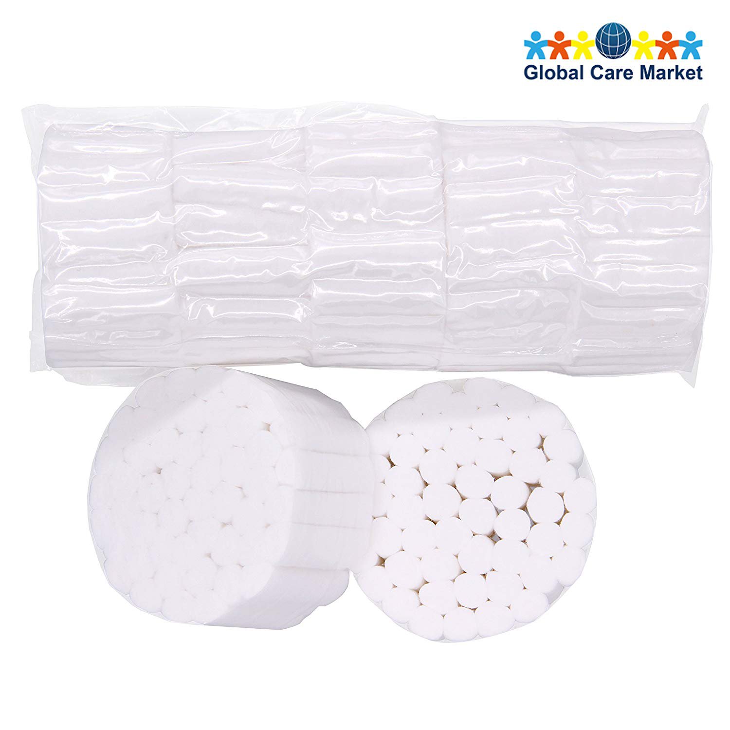 Dental Cotton Rolls Sterile Dentist Cotton (500 Pieces Vacuum Packed)
