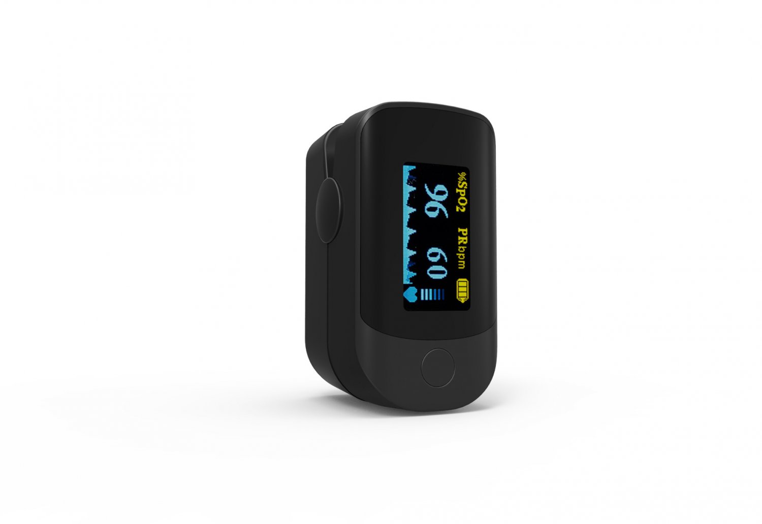 Fingertip Pulse Oximeter / Heart Rate Monitor - Accurate Medical DS20 Color OLED Display Oximeter