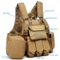 Camouflage Body Armor Combat Assault Tactical Pouch Molle Vest Plat Carrier Vest