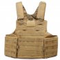 Camouflage Body Armor Combat Assault Tactical Pouch Molle Vest Plat Carrier Vest