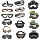 CS Airsoft Gear Tactical Metal Wire Mesh / PC Lens Glasses Shooting Goggles