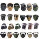 Airsoft Paintball Shooting Full Face Tactical Metal Steel Wire Mesh PC Lens Mask