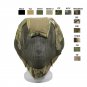Outdoor Airsoft V6 V7 Metal Steel Wire Mesh Full Face Tactical Airsoft Mask