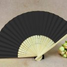 black wholesale hand wedding fans folding fans wedding decor paper fans