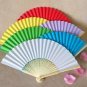 black wholesale hand wedding fans folding fans wedding decor paper fans