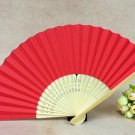 red foldable bamboo wedding hand fans wedding favor hand gifts fans party fans wedding