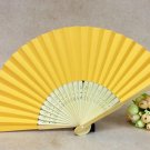 deep yellow bamboo fans hand fans wedding favor folding hand fans for wedding