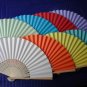 orange gifts bamboo fans party souvenirs bamboo handheld fans wedding