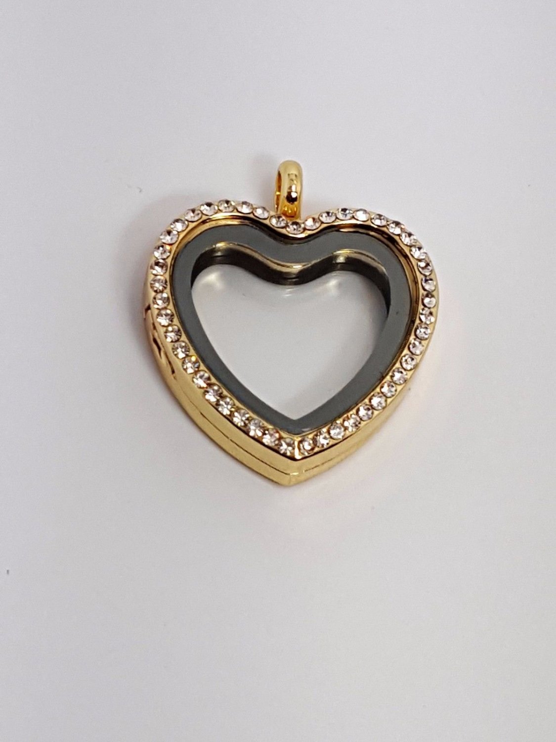 Floating heart locket Clearance