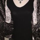 Lace Back Half Sleeve Top