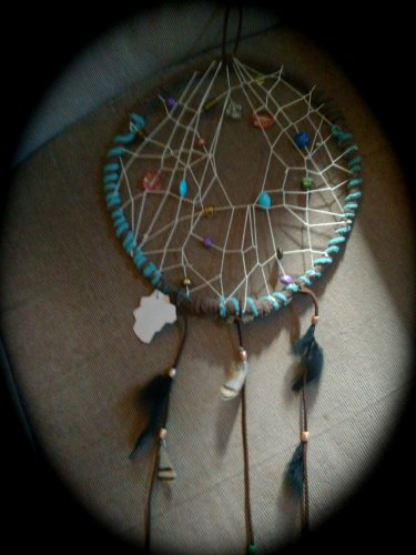 Brown, Blue Dreamcatcher