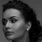 0.08 Ct Squeeze Diamond Earring with Pave Setting 14kt Rose gold 1.500gm