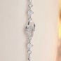 3.50 carat Diamond bracelet with inter Locking heart and 18 karat white gold