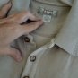 Mens Shirt Size L Tommy Bahama Silk Blend S/S Casual Tan Shirt $80 Value