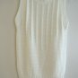 Ladies Top Size M - White S/L Stretch Knit by Spiegel TOGETHER! - NWOT