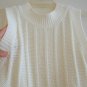 Ladies Top Size M - White S/L Stretch Knit by Spiegel TOGETHER! - NWOT