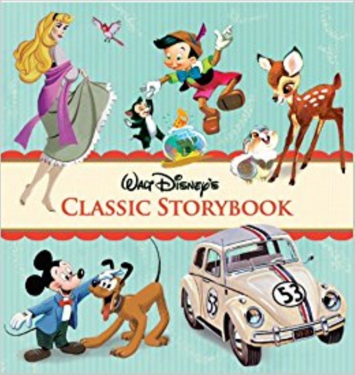 Walt Disney Classic Storybook Story Book Collection - Hardcover 3rd