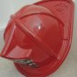 Fireman Hat Red Plastic Firefighter Hat One Size Fits Most Pretend Play Costume