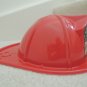 Fireman Hat Red Plastic Firefighter Hat One Size Fits Most Pretend Play Costume