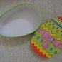 Candy Box Egg Shaped Easter Egg Gift Box 2001 Ghirardelli Chocolate - No Candy