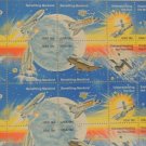 Postage Stamps Exploring The Moon 1981 Scott # 1912-19 / 48 Stamp 18 Cent Sheet Postage Stamps Exploring The Moon 1981 Scott # 1912-19 / 48 Stamp 18 Cent Sheet