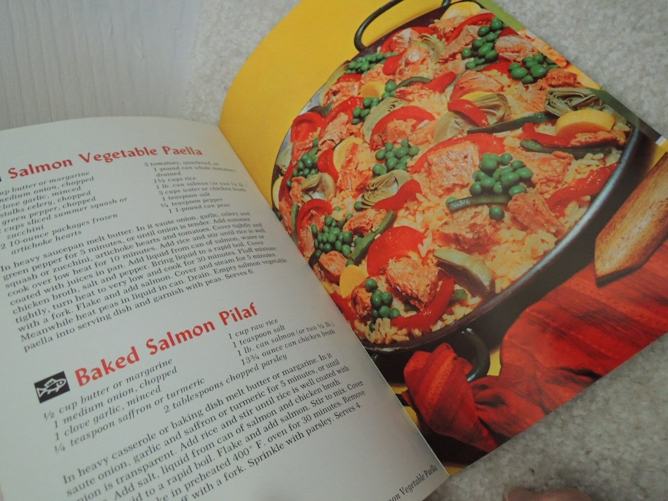 Salmon Recipe Book - Quick and Easy Ways to Cook Salmon Recipe Book Vtg 60s