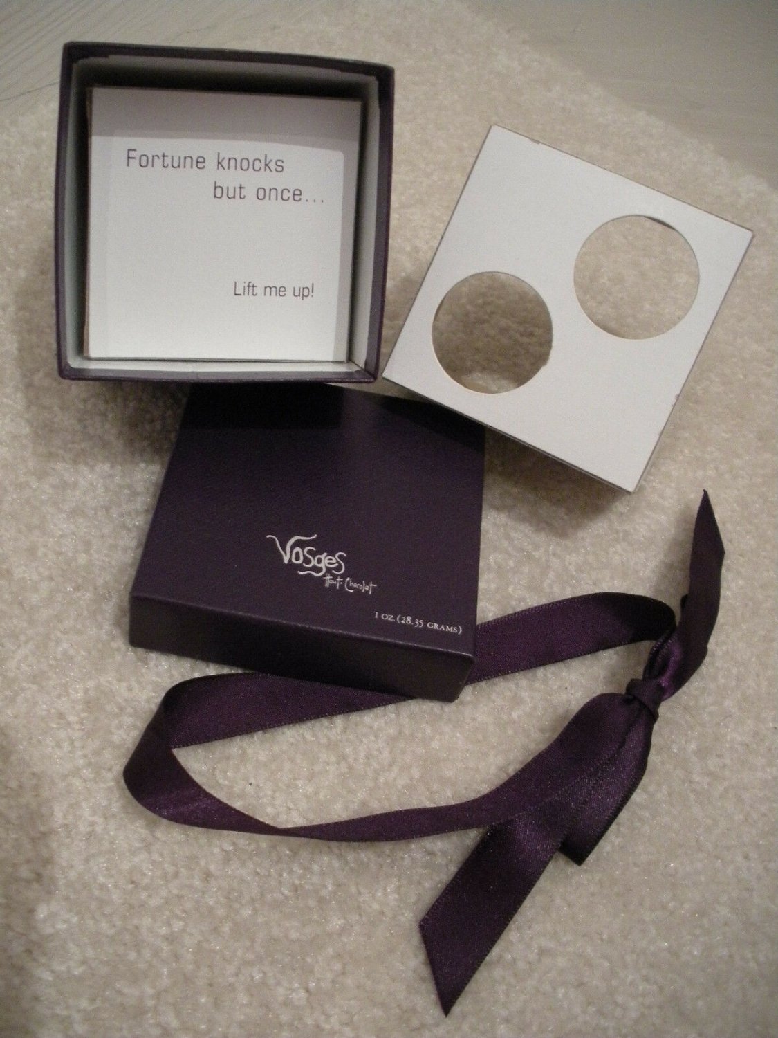 Vosges Chocolate Whimsical Chocolate Candy Box with Insert Fortune Teller Insert