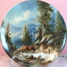 Collector Plate Ludwig Muninger Return of the Woodcutters Winter Impression NEW Collector Plate Ludwig Muninger Return of the Woodcutters Winter Impression NEW