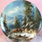 Collector Plate Ludwig Muninger Return of the Woodcutters Winter Impression NEW