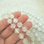 Necklace + 5 Matching Bangle Bracelets Crackled Crystal Costume Jewelry Vtg 60s