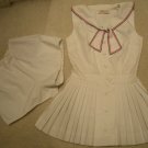 Ladies Tennis Dress Size 10 Sailor Collar Pleated Skirt F B Horgan Vtg 60s Dress