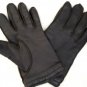 Mens Gloves Size M Genuine Leather Dark Brown 100% Lambswool Lining EUC