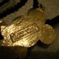 Mickey Mouse Pendant Enamel + Brass Necklace Vtg 60s Disney Memorabilia