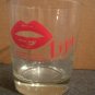 Drinking Glass LIPS DISCO Liquor Bar Glass Souvenir Palm Springs Discotheque