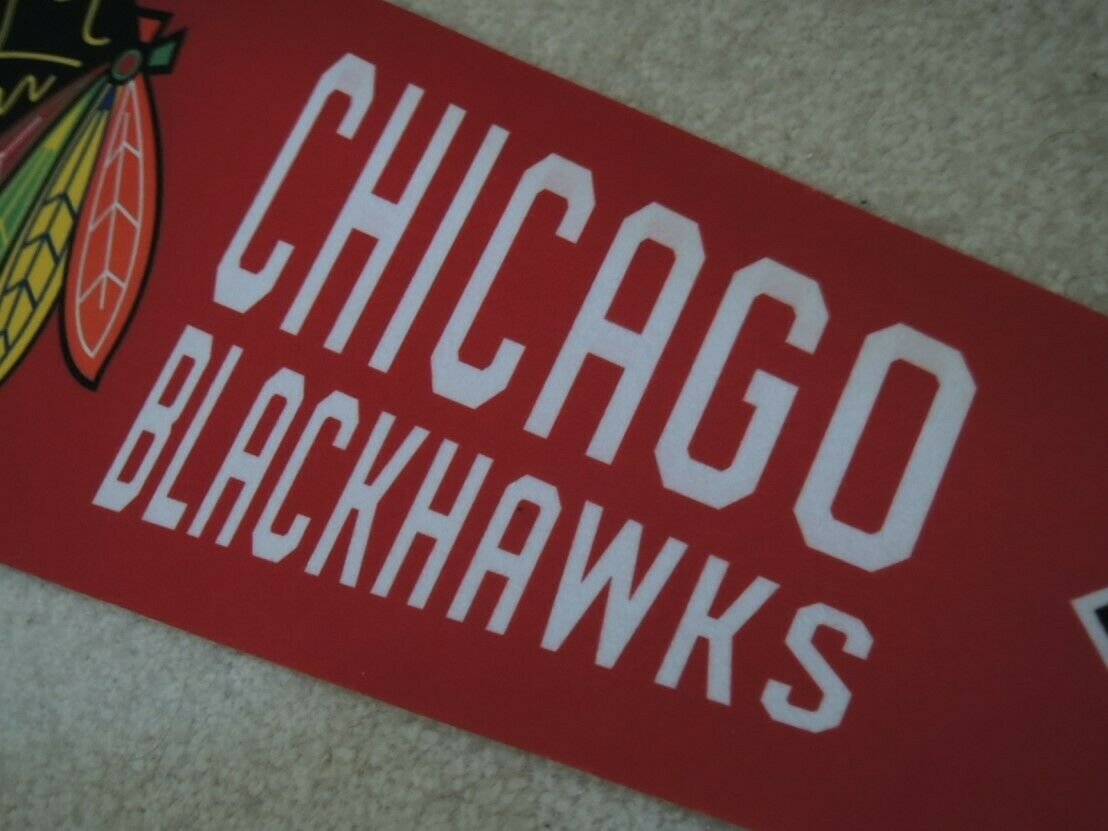 Chicago Blackhawks Pennant 6 Years Stanley Cup Champions NHL Souvenir NEW