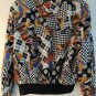 Ladies Jacket Size M Silk Bomber Jacket Baseball Style $150 Value NWOT