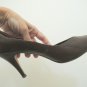 Ladies Shoes Size 8 1/2 M Brown Leather 3 1/2 " High Heels $70 Value EUC