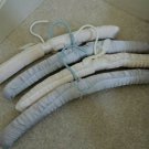 Padded Hangers 4 Satin Cushion Covered Lingerie Shirt Dress Clothes Hangers Vtg Padded Hangers 4 Satin Cushion Covered Lingerie Shirt Dress Clothes Hangers Vtg