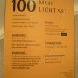 Christmas Mini Lights Use Low Energy 100 Multicolor Indoor Outdoor Light Set NEW