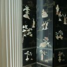 Asian Screen 6 Panel Room Divider - Lacquer Dressing Screen Accent $5,000 Value