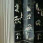 Asian Screen 6 Panel Room Divider - Lacquer Dressing Screen Accent $5,000 Value