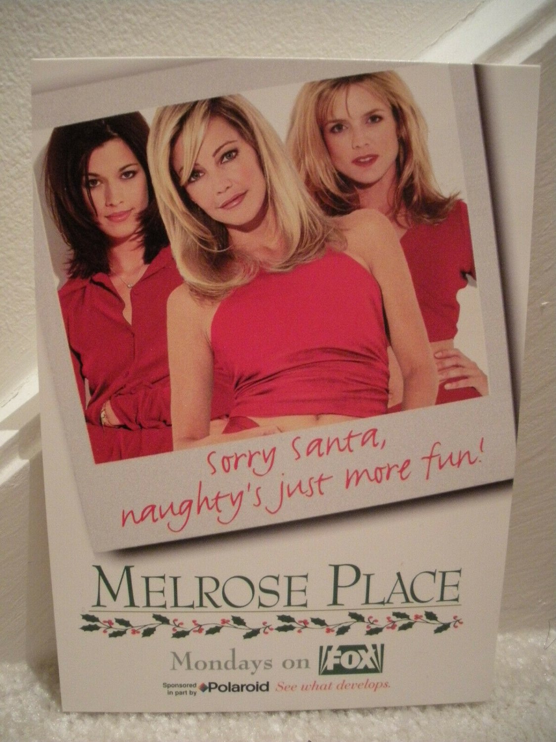 Melrose Place Post Card TV Tie In - Movie Star Postcard - Soap Opera Collectible
