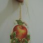 Greeting Cards 6 Apple + Holly Cards w/Apple Tea Bags Tie On with Ribbon NEW
