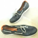 Mens Boat Shoes Size 11 M Navy Peebled Leather Slip On COLE HAAN NikeAir $90 Val Mens Boat Shoes Size 11 M Navy Peebled Leather Slip On COLE HAAN NikeAir $90 Val