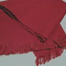 Winter Scarf Neck Warmer Muffler - Deep Red Wool Rayon Acrylic - 52 X 13 - NWOT Winter Scarf Neck Warmer Muffler - Deep Red Wool Rayon Acrylic - 52 X 13 - NWOT