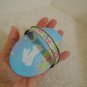 Easter Tin Basket Oval Tin Container - Spring Flowers Motif by Russ Berrie - NEW
