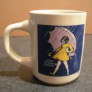 Morton Salt Mug '68 Umbrella Girl Coffee Tea Drink Porcelain Mug Bryan China Art