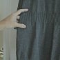 Ladies Top Size XL Open Front Cardigan Heather Gray Ribbed Knit 3/4 Sleeve NEW